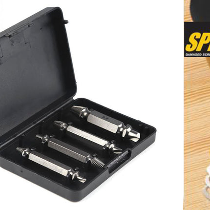 Titel: Speed Out Skrueudtrækkersæt – Fjern ødelagte skruer på sekunder