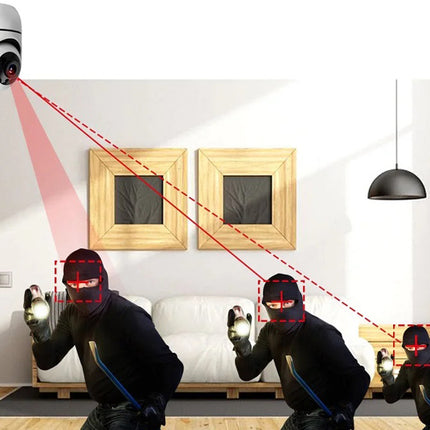 Wi-Fi IP-kamera med tvåvägsljud för barnövervakning