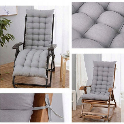 Stor trädgårdsstolsdyna 170 x 50 cm - Otroligt bekväm 