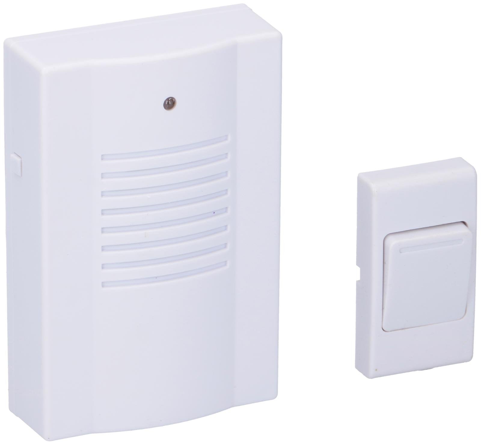 Grundig trådlös dörrklocka med 16 melodier – enkel installation och elegant design