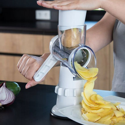 Rivjärn och grönsakshackare med 3 trummor