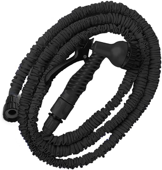 Expanderbar 45 meter vattenslang i svart eller blått