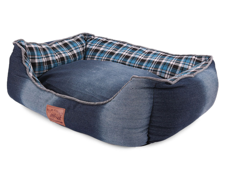 Hundkorg med avtagbar kudde - XL - 72x56 cm
