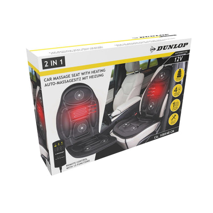Massage/varme betræk til bilsæde