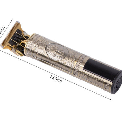 Elektrisk skäggtrimmer och hårklippare med USB-laddning