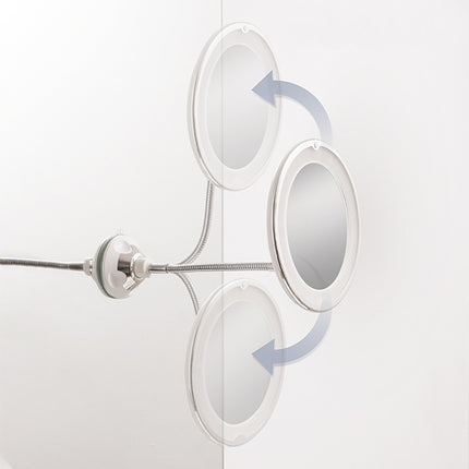 Kosmetikspejl med LED og Sugekop