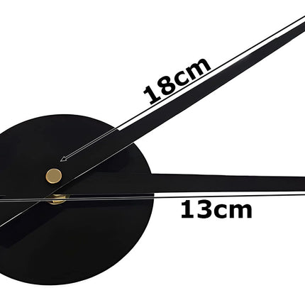 Stor 3D väggklocka – XXL, 130 cm, tyst och elegant