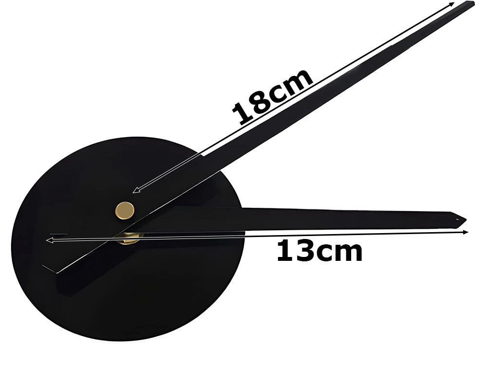 Stor 3D väggklocka – XXL, 130 cm, tyst och elegant