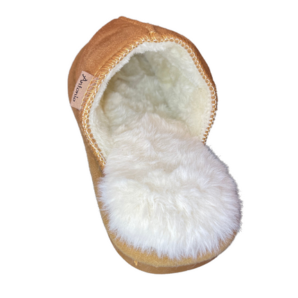 Hjemmesko til herre i brun/grå farve og med den ultimative komfort indeni.