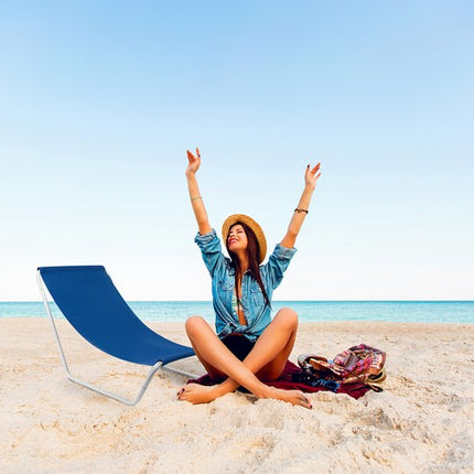 Sammenklappelig Strandstol med Skuldertaske