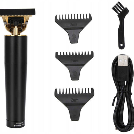 Elektrisk hårklippare och skäggtrimmer med uppladdningsbart batteri