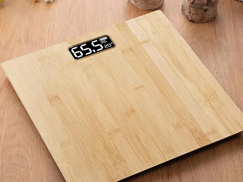 Elektronisk bambu digital badvåg med temperaturmätning 