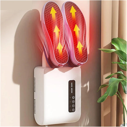 Skotork och fotvärmare – väggmonterad, roterbar och tidsstyrd