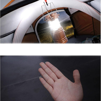 Pop-Up Telt til 2-3 Personer med Dør og Vindue – Inkl. extra bund