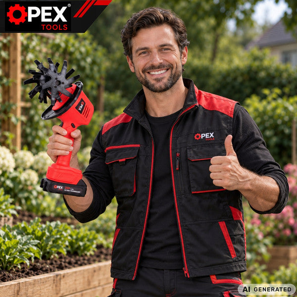 OPEX TOOLS OPX28030 Mini Havefræser 2x 21V Rød og Sort
