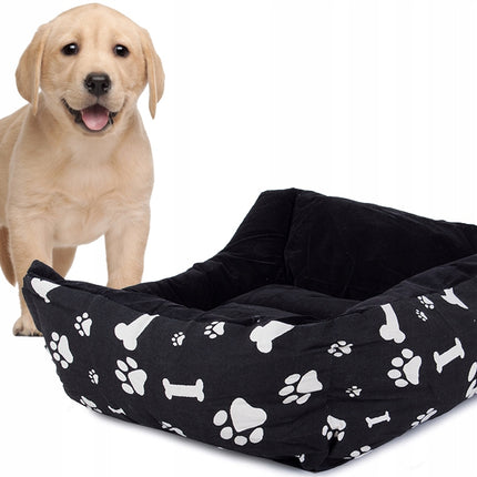 Hundkorg med dyna - XL - 62x48 cm