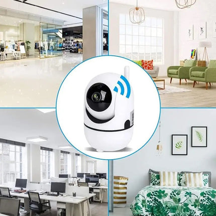 Wi-Fi IP-kamera med tvåvägsljud för barnövervakning