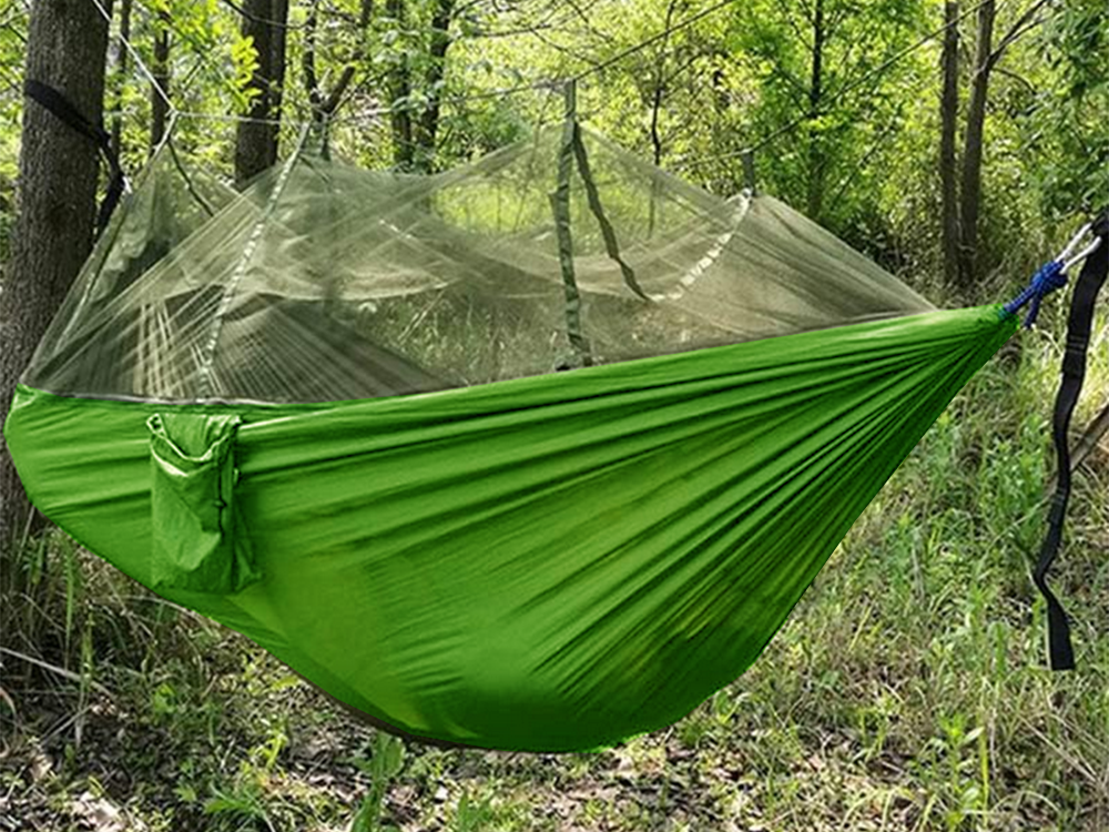 Letvægts Hængekøje med Myggenet – Perfekt til Camping & Outdoor