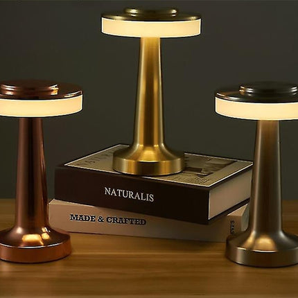 Touch trådlös bordslampa med 3 ljusinställningar 