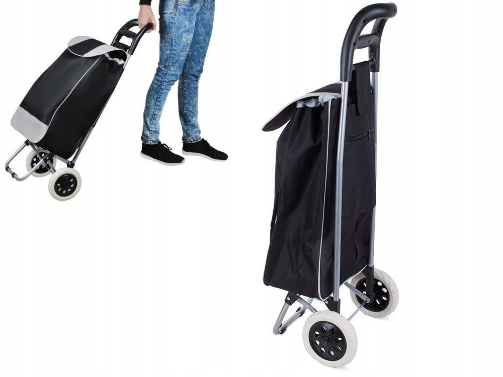 Hopfällbar shoppingvagn med hjul