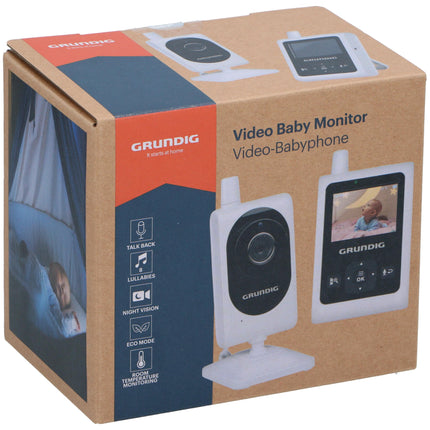 Babyalarm med kamera 2,4” – Trådløs baby monitor med nattesyn og Talk-Back