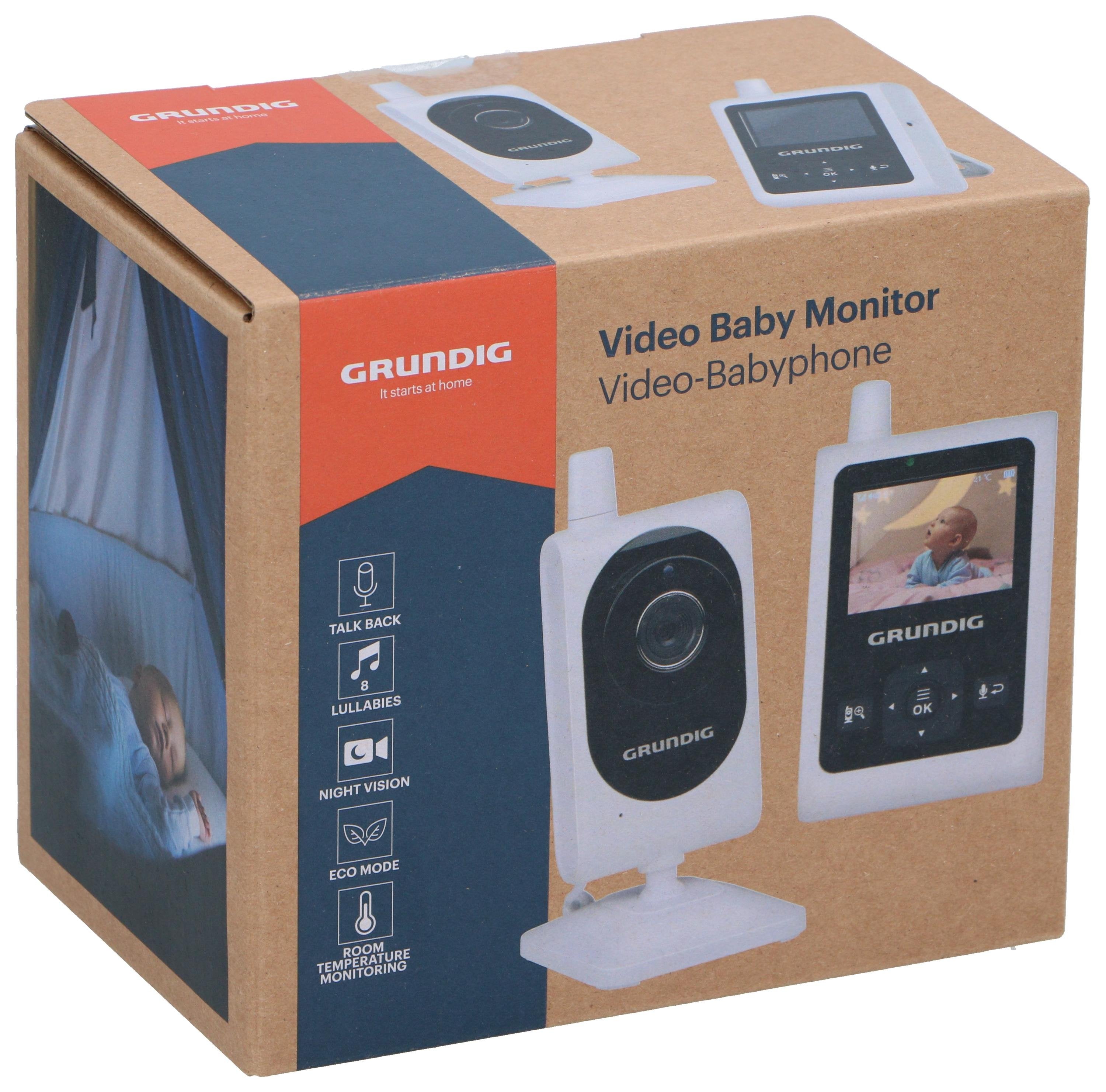 Babyalarm med kamera 2,4” – Trådløs baby monitor med nattesyn og Talk-Back