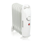 Oljekylare 850W - Vit med justerbar termostat