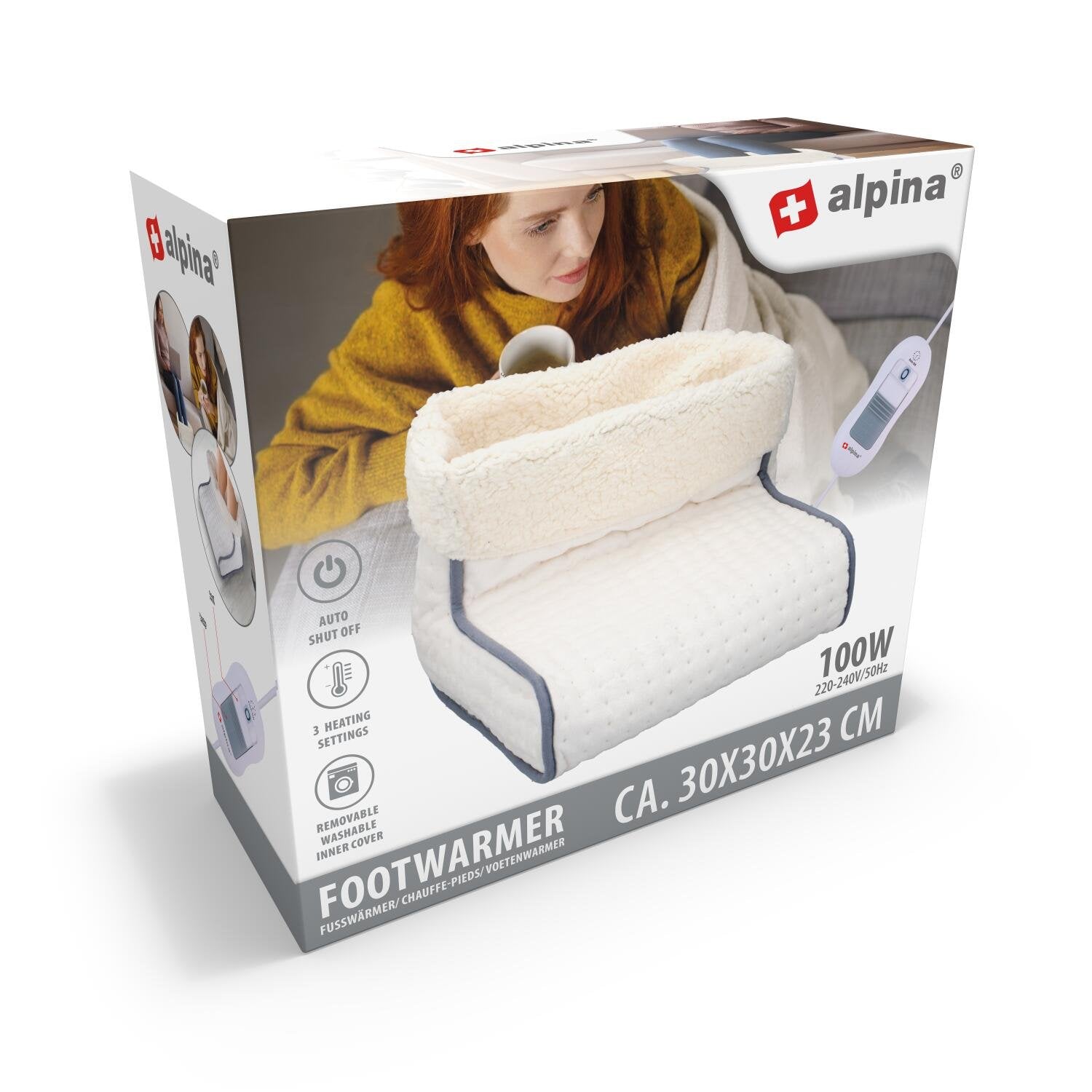 Fotvärmare med avtagbart fleecefoder – Komfort och värme i en design