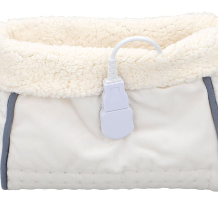 Fodvarmer med Aftageligt Fleecefor – Komfort og Varme i Ét Design