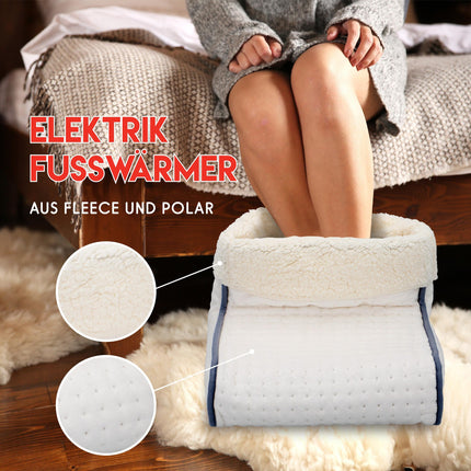Fodvarmer med Aftageligt Fleecefor – Komfort og Varme i Ét Design