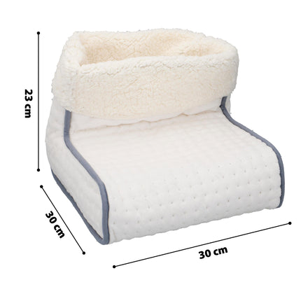 Fodvarmer med Aftageligt Fleecefor – Komfort og Varme i Ét Design