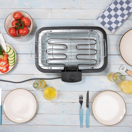 El-grill 2000W med temperaturkontrol – Elektrisk grill til inde og ude