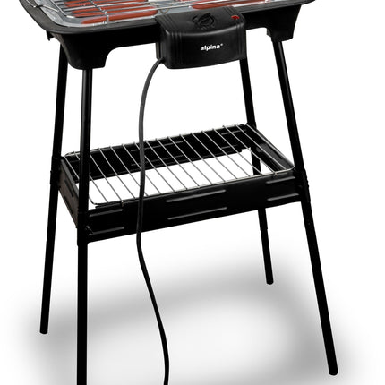 El-grill 2000W med temperaturkontrol – Elektrisk grill til inde og ude