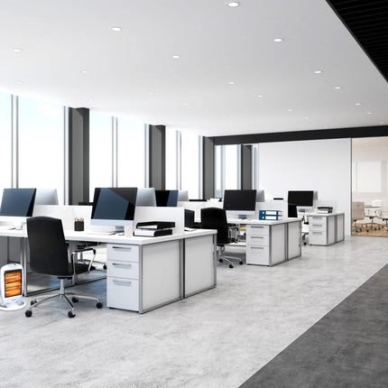 Alpina elektrisk halogenvärmare - 3 värmeinställningar - 1200W