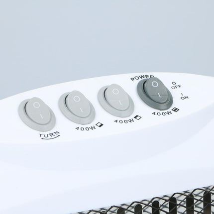 Alpina elektrisk halogenvärmare - 3 värmeinställningar - 1200W