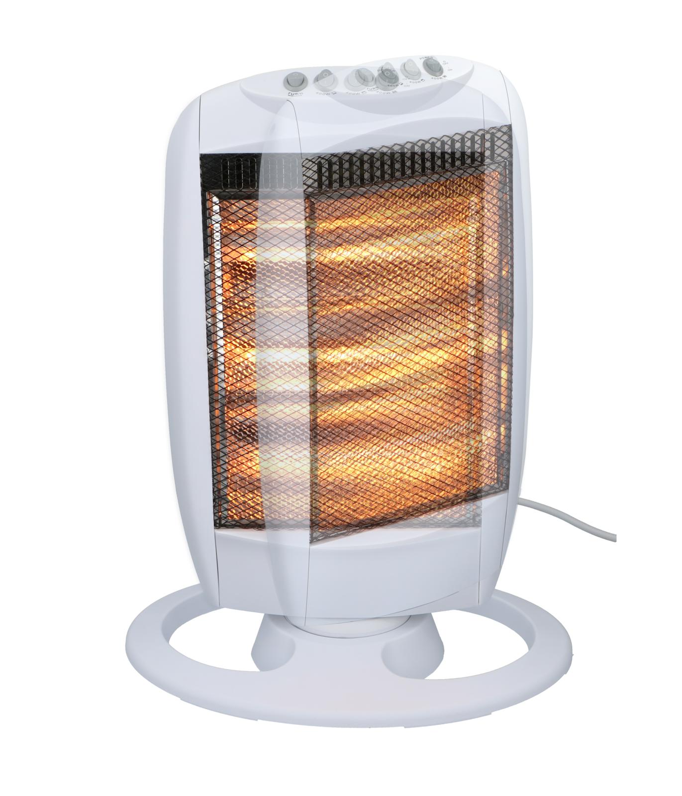 Alpina elektrisk halogenvärmare - 3 värmeinställningar - 1200W