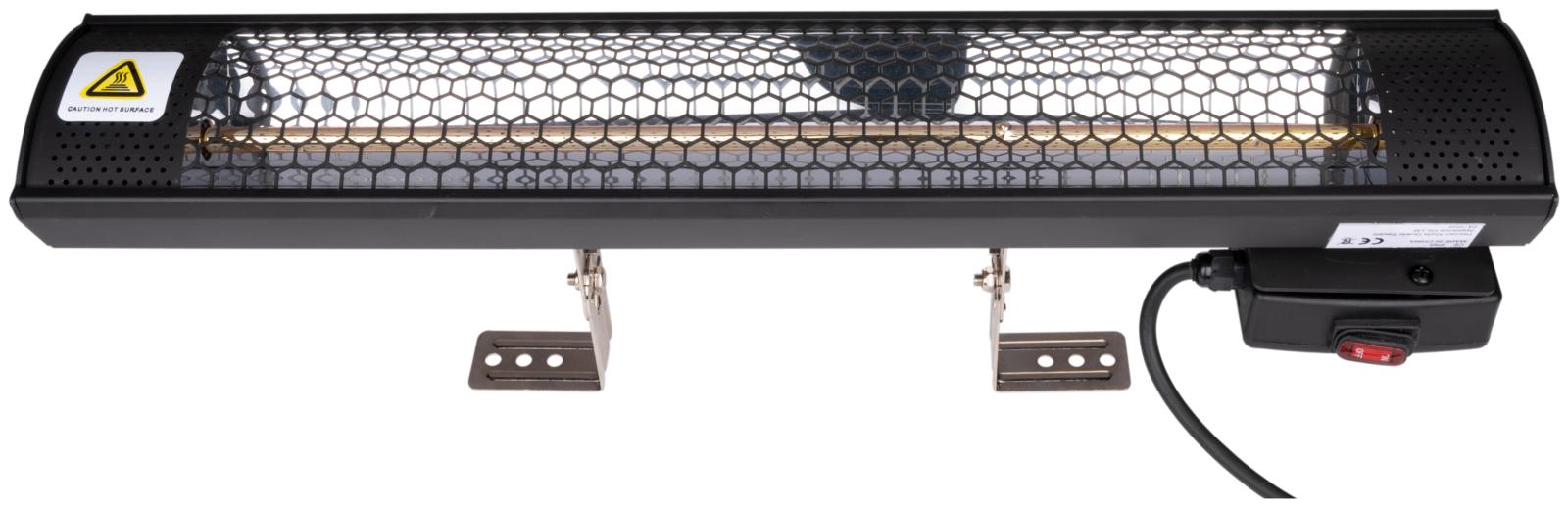 Alpina terrassvärmare - infraröd uppvärmning - IP55 damm- och vattenskyddad - 2000W