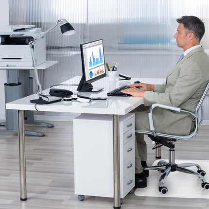 Stoleunderlag fra BLACK+DECKER – 90 x 90 cm