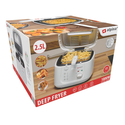 Alpina fritös - 2,5L, 1800W