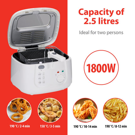 Alpina fritös - 2,5L, 1800W