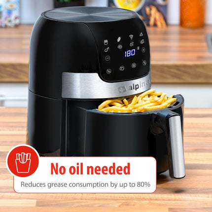 Alpina Airfryer Stor 3,5L - 1400W med Display