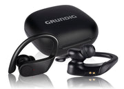 Grundig trådlösa Bluetooth-sporthörlurar med lång batteritid