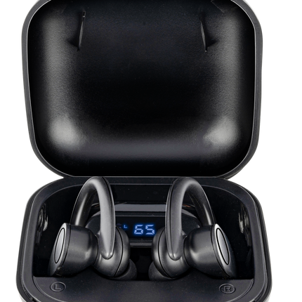 Grundig trådlösa Bluetooth-sporthörlurar med lång batteritid