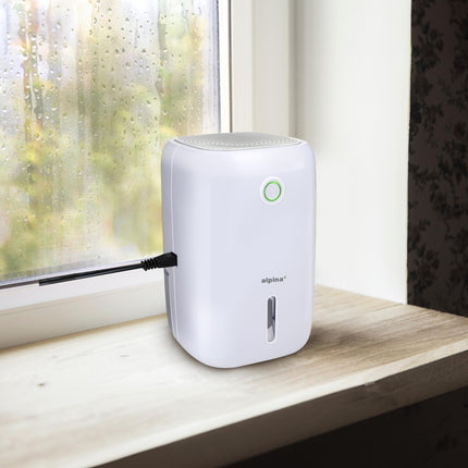 Alpina Mini Avfuktare - Upp till 330 ml per dag - Vit