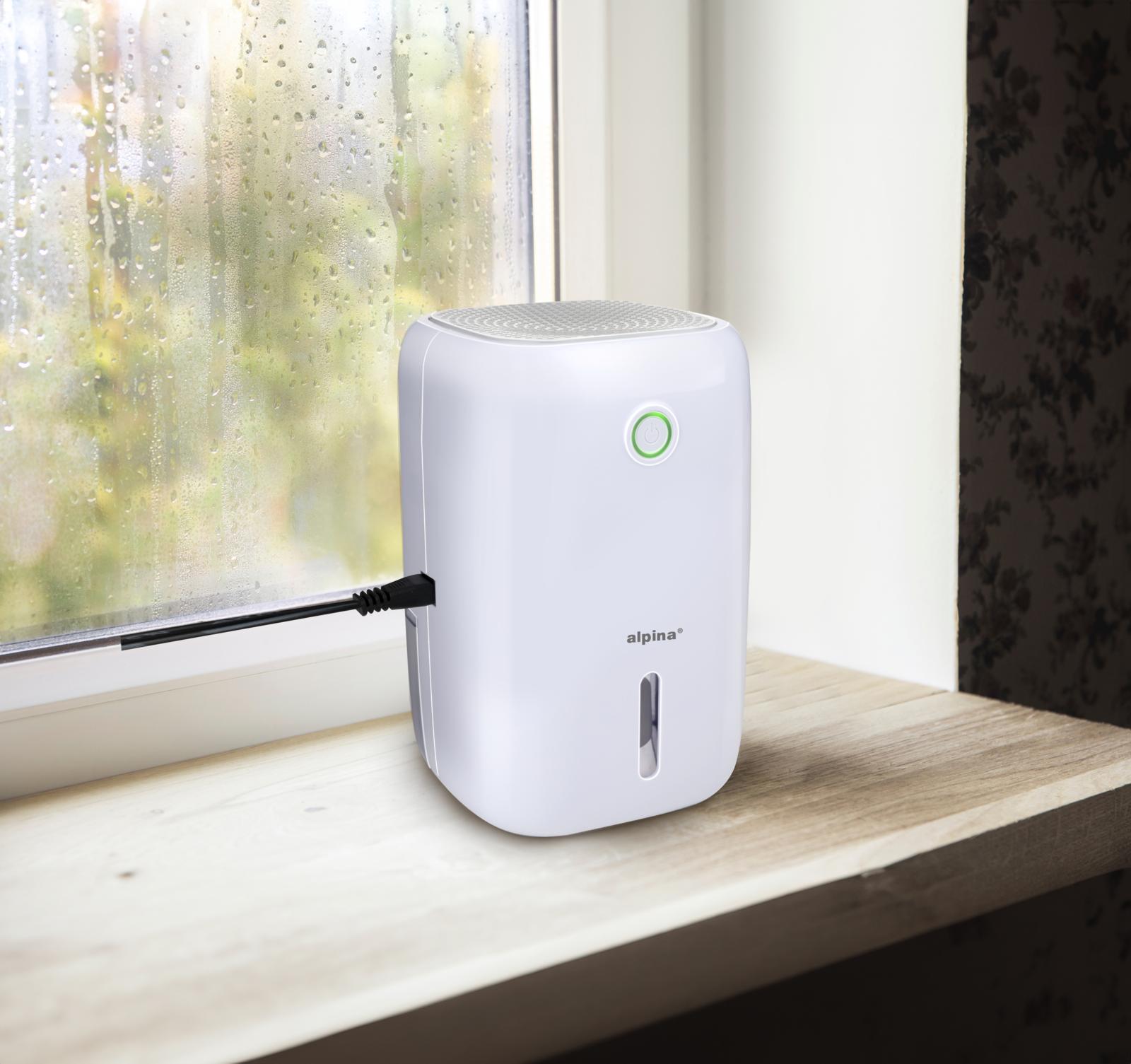 Alpina Mini Avfuktare - Upp till 330 ml per dag - Vit