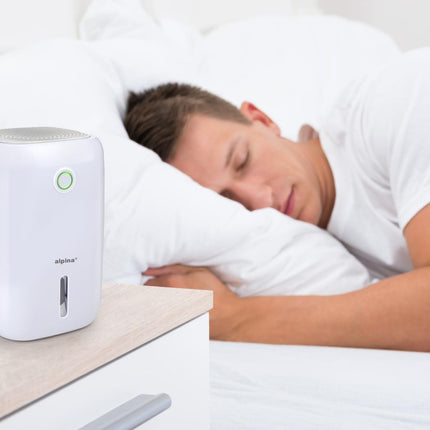 Alpina Mini Avfuktare - Upp till 330 ml per dag - Vit