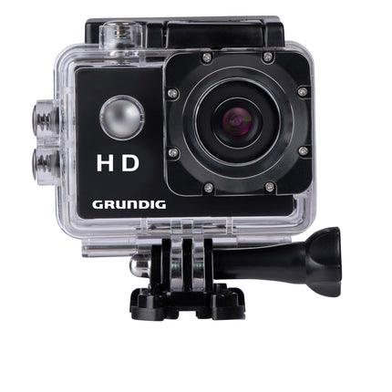Grundig Actionkamera med Vandtæt Etui – Perfekt til Eventyr og Undervandsoptagelser