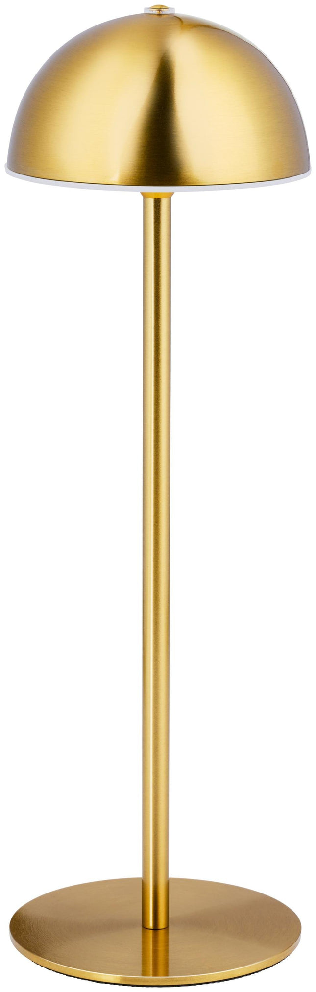 Grundig Bordlampe med Touch, 32 cm i guld med rundt hoved – elegant design