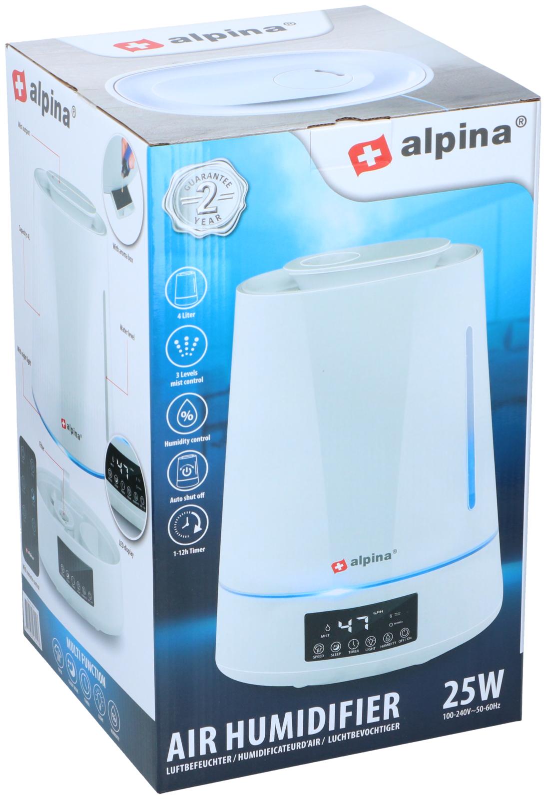 Luftfugter med Timer, Aroma og Fjernbetjening – 4 Liter