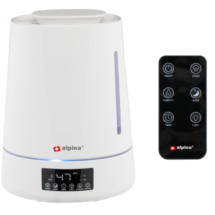 Luftfugter med Timer, Aroma og Fjernbetjening – 4 Liter